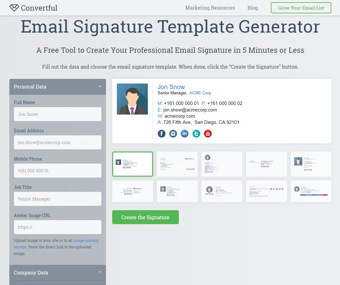How To Create Free Professional Email Signatures Midstate Design